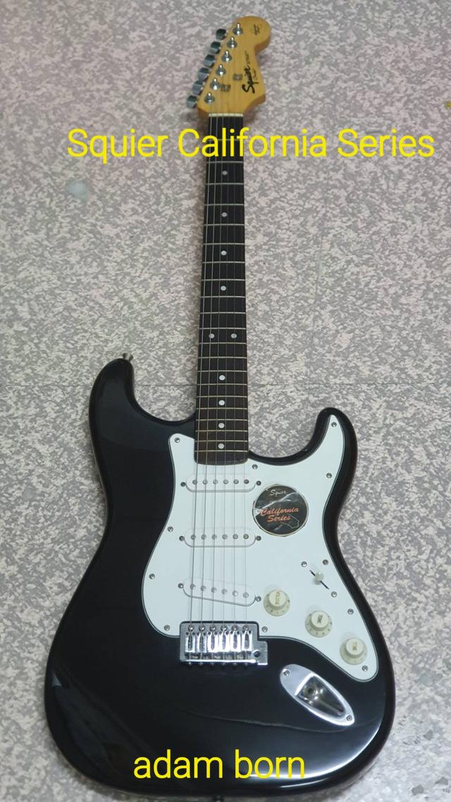 **ขายครับ! Squier  1. Bullet Strat SSS Black สภาพดี ใช้งานปรกติ มีกระเป๋าให้ครับ=3900.- 2.  California Series สภาพดี ใช้งานปรกติ มีเป๋าให้ครับ