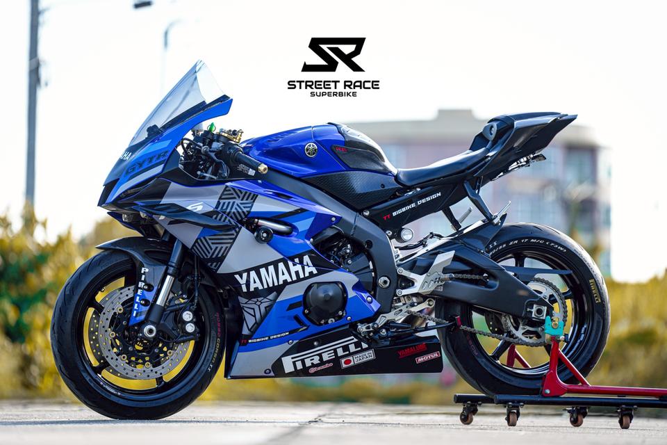 2021 Yamaha yzf-r6 น้ำเงิน รถปี 2021 รถสวย มือเดียว ของแต่งท่วมๆ 3