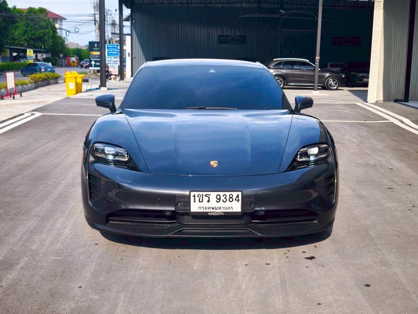 รหัสรถ KPV9384 2021 Porsche Taycan 4S สีเทา ภายในแดง