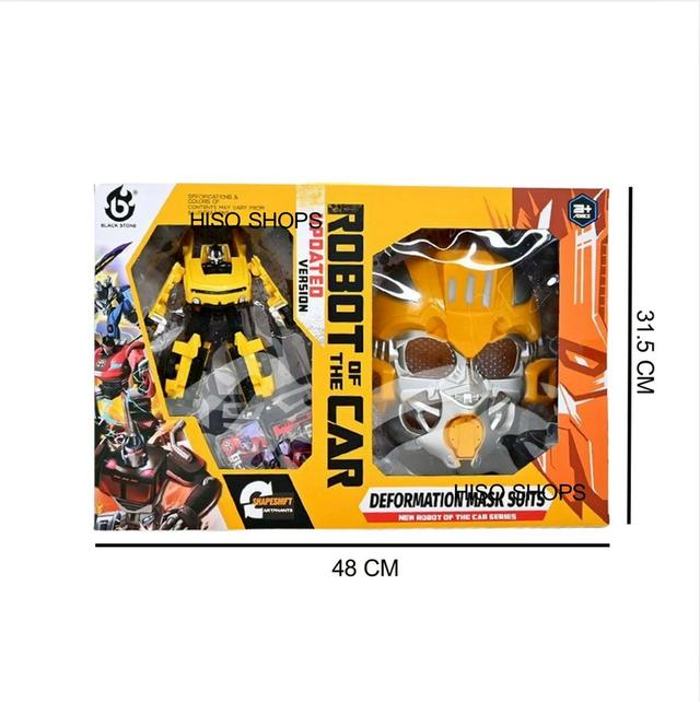 Robot of the Car SET เซ็ตหุ่นยนต์แปลงร่างทรานฟอเมอร์ พร้อมหน้ากาก หุ่นยนต์แปลงร่างเป็นรถ แปลงร่างได้จริง เล่นได้หลายแบบ มาพร้อมหน้ากากเท่ๆ