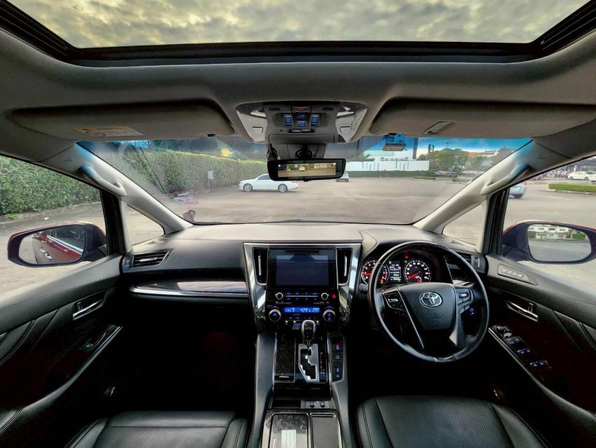 รหัสรถ 67GG552 🚙🚐TOYOTA ALPHARD SC 2019 แท้ วิ่ง 140,000 km. สีแดง ภายในดำ ตัวTOP MULTIMEDIA 7