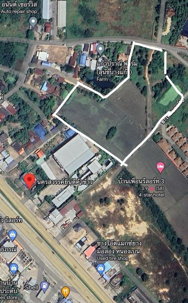 ที่ดินขนาด12ไร่ในจังหวัดนครสวรรค์ ถมแล้วพร้อมใช้งาน 1