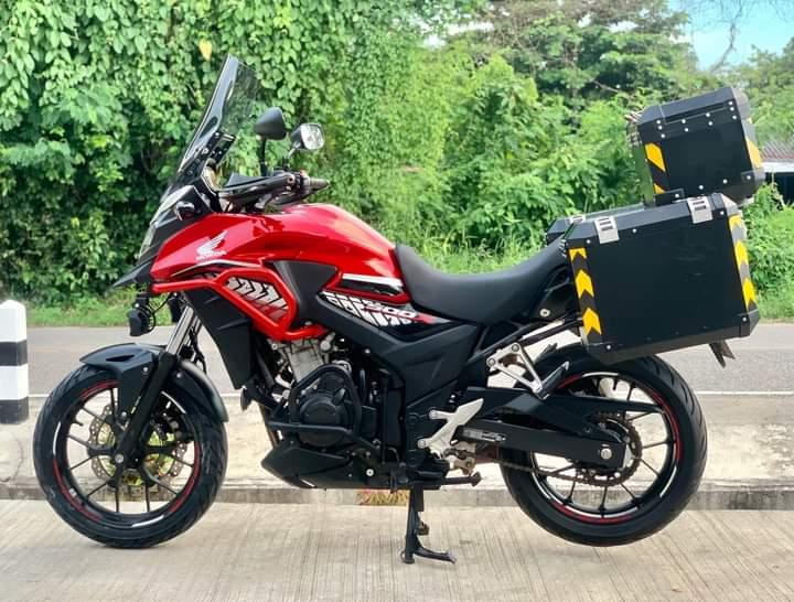 ขายรถhonda cb500x ดำแดง  2