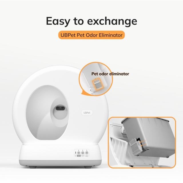 ห้องน้ำแมวอัตโนมัติAiRROBO  (สภาพแค่ทดลองใช้แมวไม่เคยเข้า) 9
