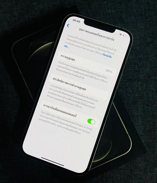 ไอโฟน 12 โปรแมกซ์ สีทอง 3