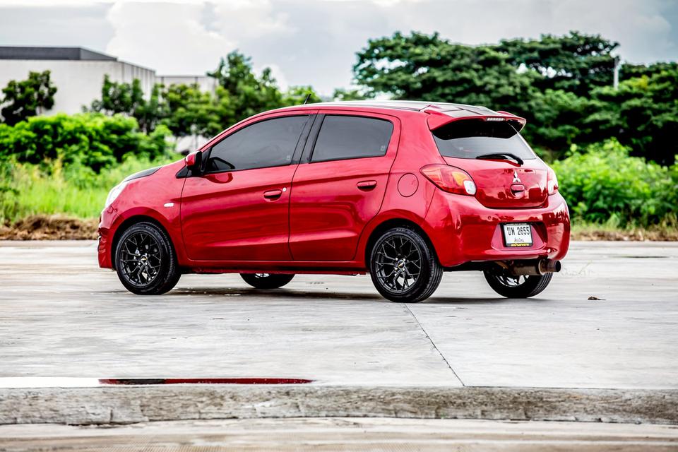 Mitsubishi Mirage 1.2 GLS ปุ่มสตาท์ ปี 2013 ออโต้ สีแดง  9