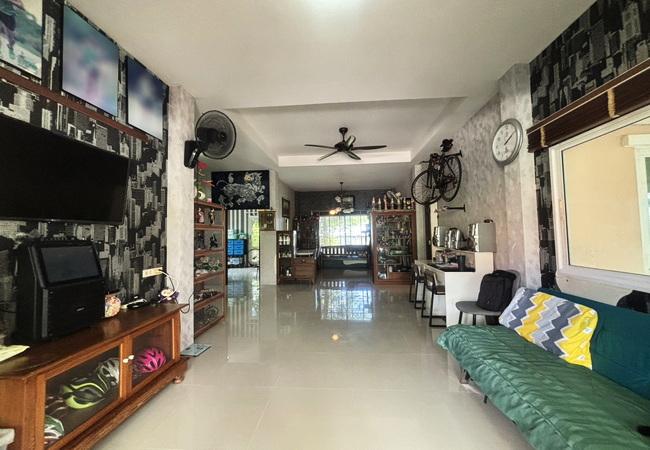 ขายบ้านเดี่ยว หมู่บ้านพาเพลิน บางขุนเทียน-ชายทะเล เนื้อที่ 54 ตร.ว. 1 ชั้น 3 นอน 2 น้ำ 3