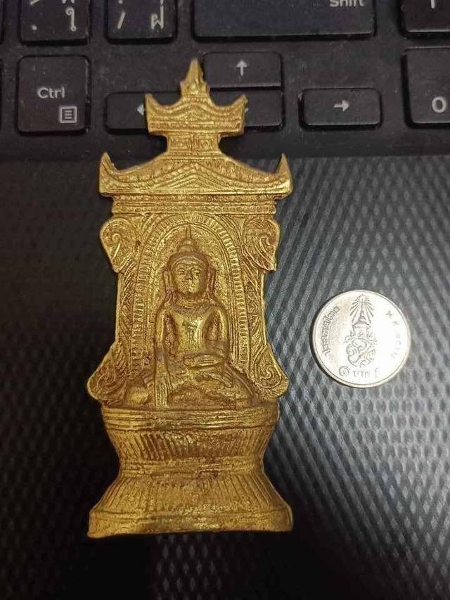 พระกรุอยุธยา ศิลปะเชียงแสน พระกรุสีทองอร่าม เก่า สวย หายาก มีน้ําหนัก รูปที่ 4