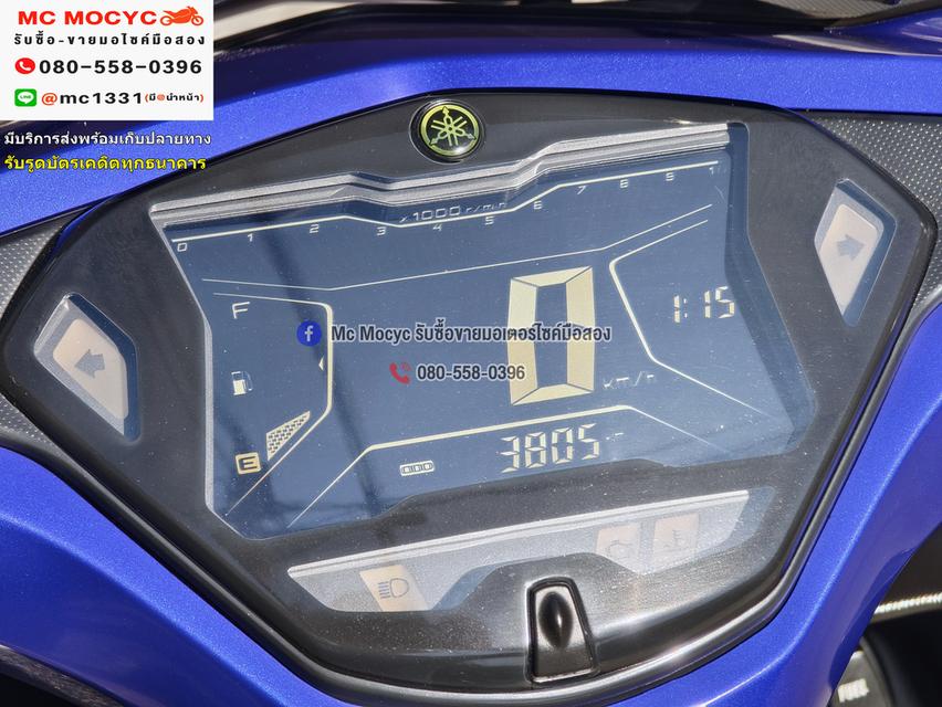 Aerox Monster 2019 วิ่ง3000โลแท้ รถบ้านแท้มือเดียว เครื่องท่อเดิมๆ กุญแจบุคเซอวิสครบ No1289 6