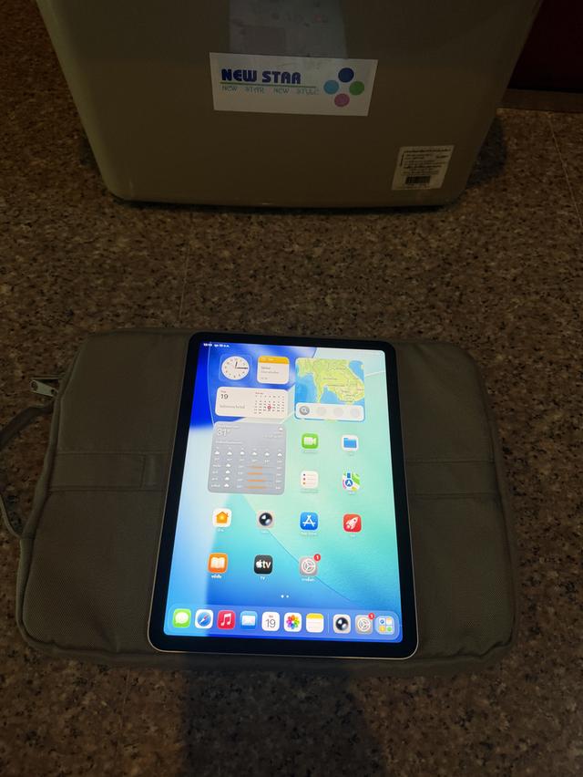 ขายiPadAir6 M2 สีBlue128กิ๊กสูนTrueไร้รอยตกจอไม่เหลืองไม่มีจุดถ๔กๆ