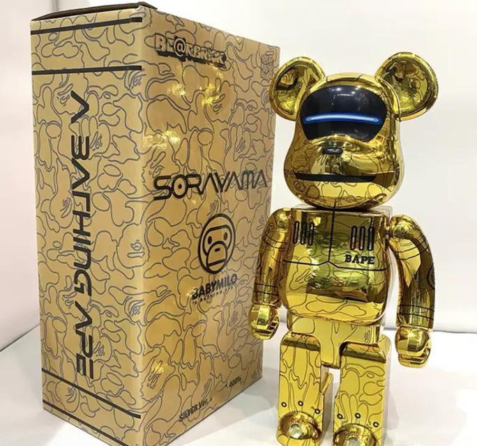 400% Bearbrick สีทองสวย