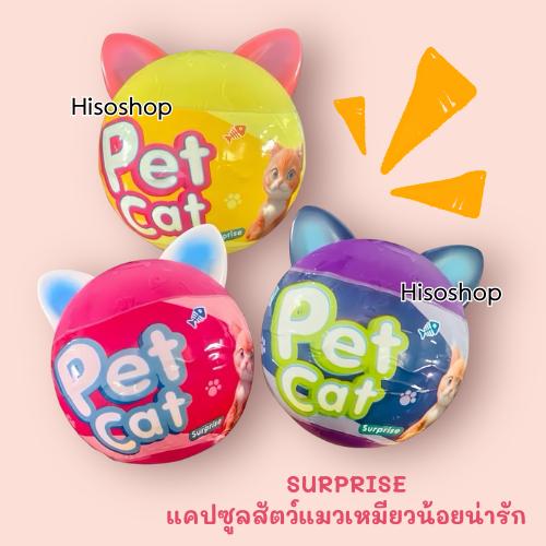 Cat Egg Surprise! ไข่เซอร์ไพรส์สุดน่ารัก เปิดปุ๊บเจอแมวปั๊บ พร้อมของเล่นจิ๋วในเซ็ต สีสันสดใส 9