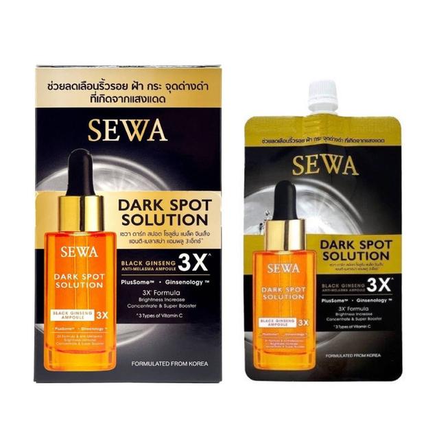 SEWA DARK SPOT SOLUTION เซวาแอมพูลโสมดำ (8 ml.) 2