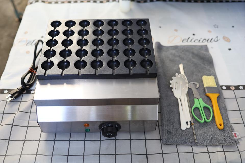 เครื่องทำไข่นกกระทาเสียบไม้ ระบบไฟฟ้า 4