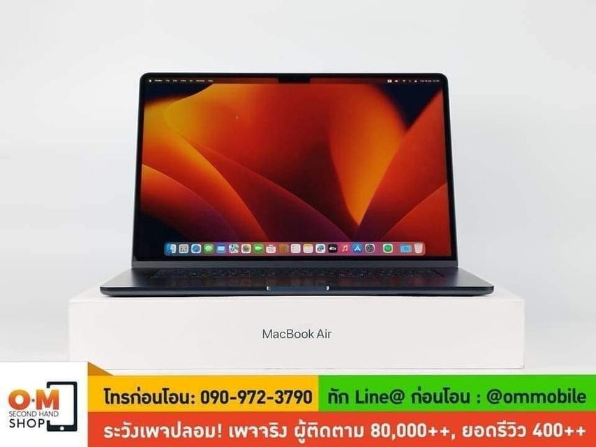 ขาย/แลก MacBook Air M2 (2023) 15inch สี Midnight/ Ram8/ SSD256/ CPU8/ GPU10 ศูนย์ไทย ประกันศูนย์ 15/07/2024 สภาพสวยมาก แท้ ครบกล่อง เพียง 31,900 บาท 5