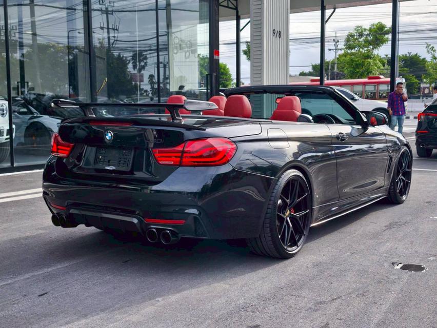 รหัสรถ KPV53 2018 BMW 430i 2.0 Convertible M-Sport สีดำ ภายในแดง 14