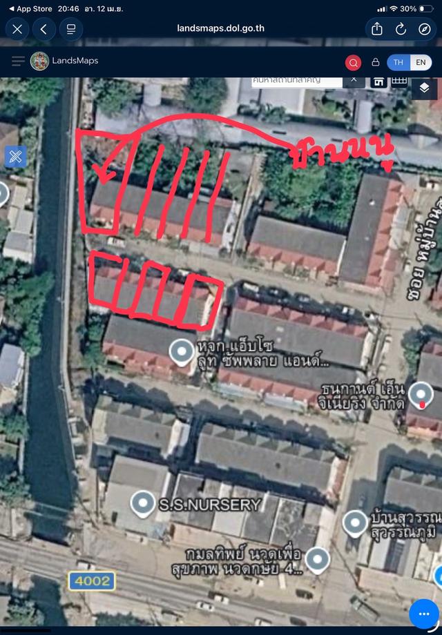 ขายบ้านทาว์นโฮม แปลงพื้นที่ดินบ้านหลังเดียวที่ใหญ่ที่สุดในหมู่บ้าน หลังริมสุด 80.9ตารางวา 3ห้องนอน2ห้องน้ำ ราคาพูดคุยกันได้ พร้อมโอน รูปที่ 12