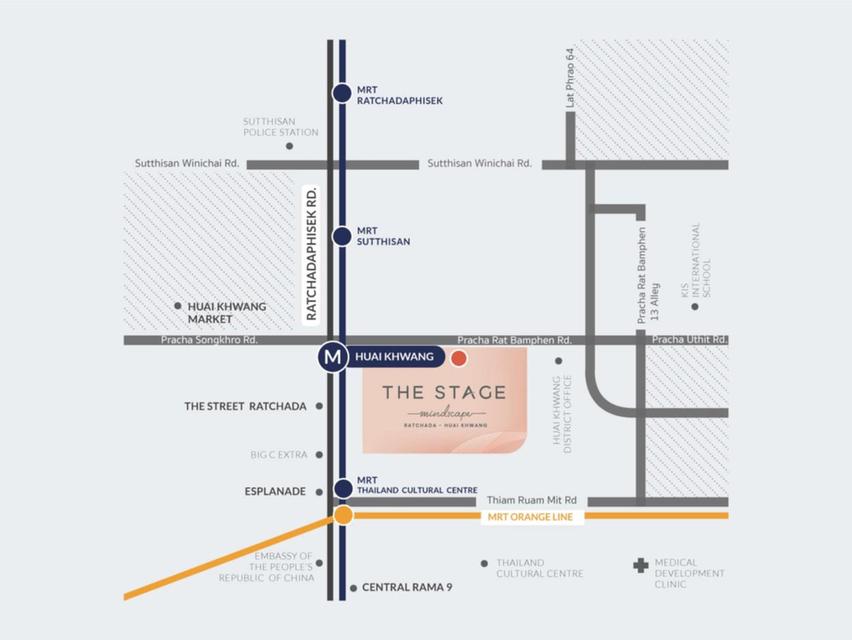 ให้เช่า/ขาย The Stage Mindscape Ratchada-Huaikwang 1 ห้องนอน ขนาด 34.64 ตรม. ชั้น 7 วิวโล่ง ครัวปิดติดระเบียง ห้องมุม เฟอร์นิเจอร์และเครื่องใช้ไฟฟ้าคร 11