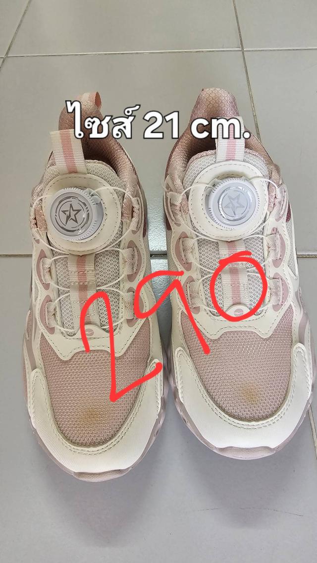 รองเท้าหุ้มส้นเด็ก ส่งต่อมือสอง สภาพดี ไม่มีตำหนิ ไซส์ในภาพ รูปที่ 7