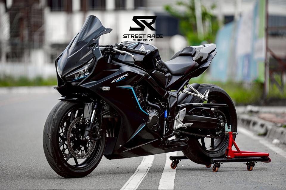 2023 Honda 📢 honda cbr650R ดำ-ฟ้า | ปี 2023 หล่อ สปอร์ตเต็มขั้น สภาพกริ๊บ พร้อมซิ่ง! 🏍️ รูปที่ 8