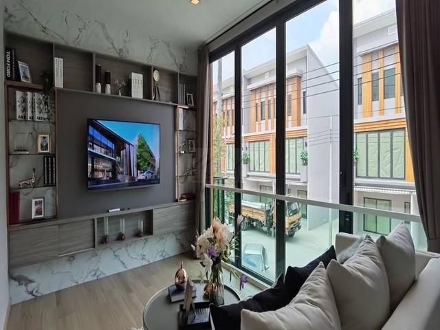 PB5888ให้เช่า ทาวน์โฮม 3 ชั้น โครงการ EIGEN พระราม 9 เฉลิมพระเกียรติ ร.9 ซอย 89 โครงการติดกับมอเตอร์เวย์ ใกล้ airport link ทับช้าง 8