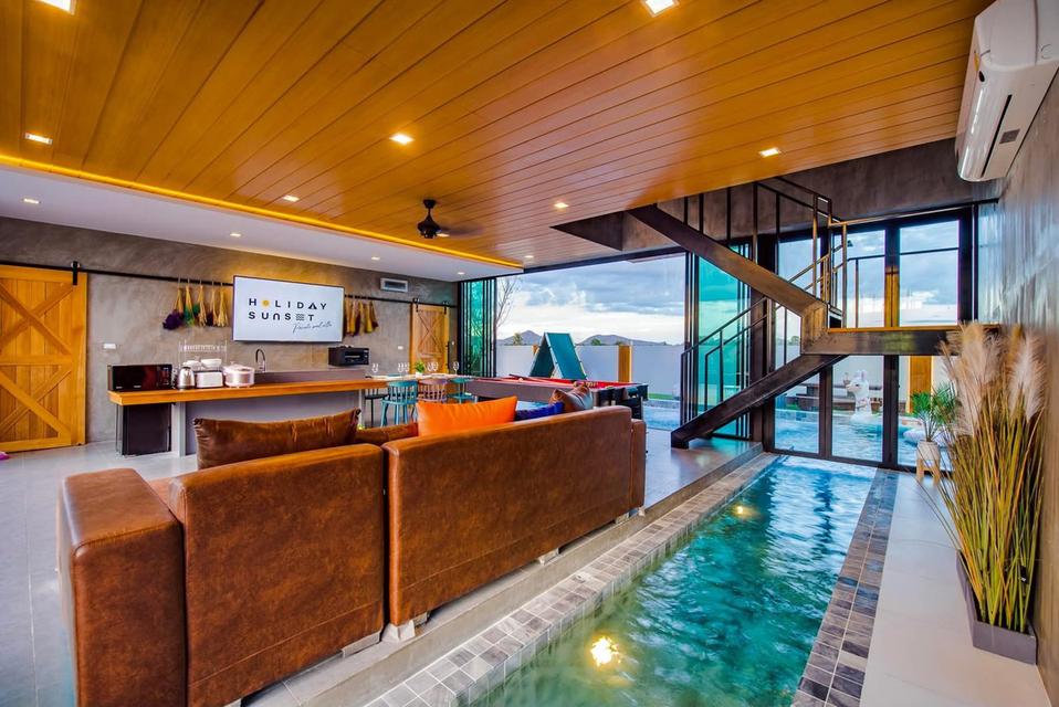 ขาย/ให้เช่า บ้าน Pool Villa หัวหิน 100 ตรว. ขนาด 4 ห้องนอน 4 ห้องน้ำ วิวภูเขา ห่างทะเล 5-10 นาที โทร 06-37515164 7