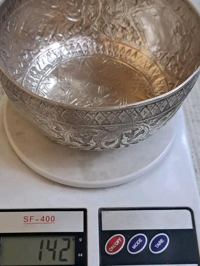 ขันเงิน ขนาด5.8นิ้ว น้ำหนัก142กรัม 1300รวมส่ง 5