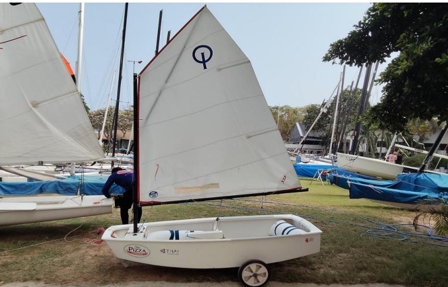 Fiber OPTIMIST sailing dinghy