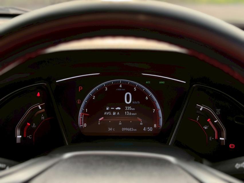 Honda Civic FK 1.5 Turbo RS mnc ปี 2021 สีเทาแลมโบ 9