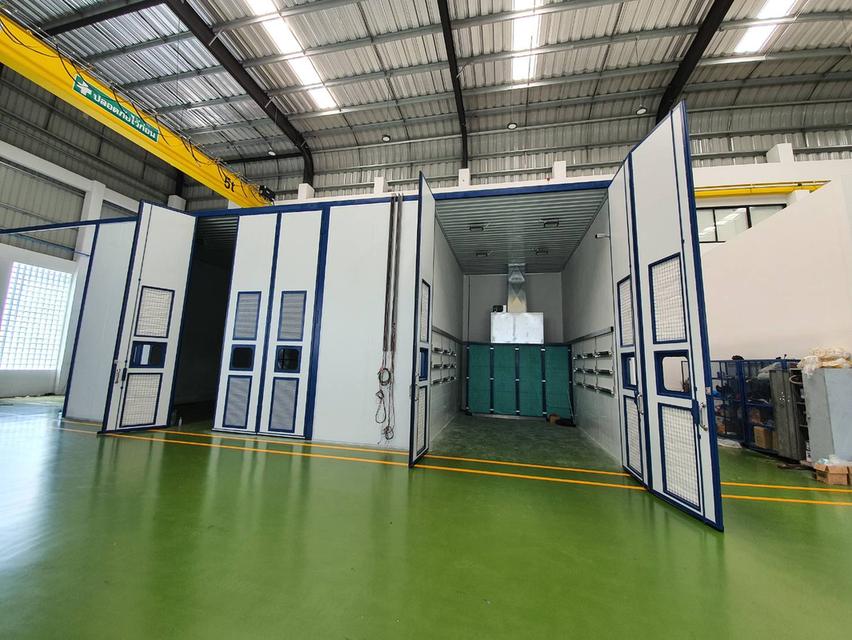 รับออกแบบ สร้าง ขาย ห้องพ่นสีเฟอร์นิเจอร์ ห้องพ่นสีรถขนาดใหญ่ บูธพ่นสีม่านน้ำไหล ห้องพ่นสีฟิลเตอร์ ห้องอบสีอินฟราเรด ห้องพ่นสีรถโฟล์คลิฟท์ โรงพ่นสี 20