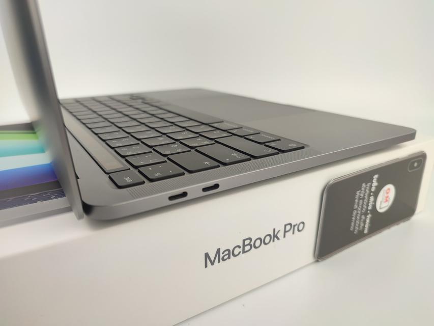 ขาย/แลก Macbook Pro 2020 13นิ้ว M1 Ram8 SSD256 สี Space Gray ศูนย์ไทย สภาพสวย แท้ ครบยกกล่อง เพียง 32,900 บาท  6