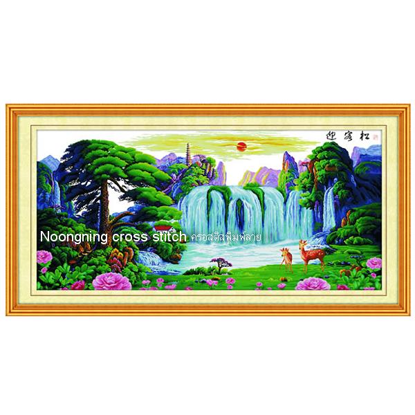 ร้าน Noongning Cross stitch ครอสติสพิมพ์ลาย จำหน่ายอุปกรณ์ครอสติส ภาพติดเพชร1584 9