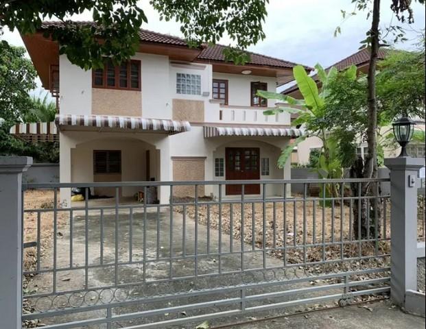 ให้เช่าบ้านเดี่ยวย่านพุทธมณฑล สาย 2 เนื้อที่ 130 ตร. ว. หลังมุม หมู่บ้านทิพย์มณฑล พุทธมณฑล สาย 2 วิวริมคลอง 1