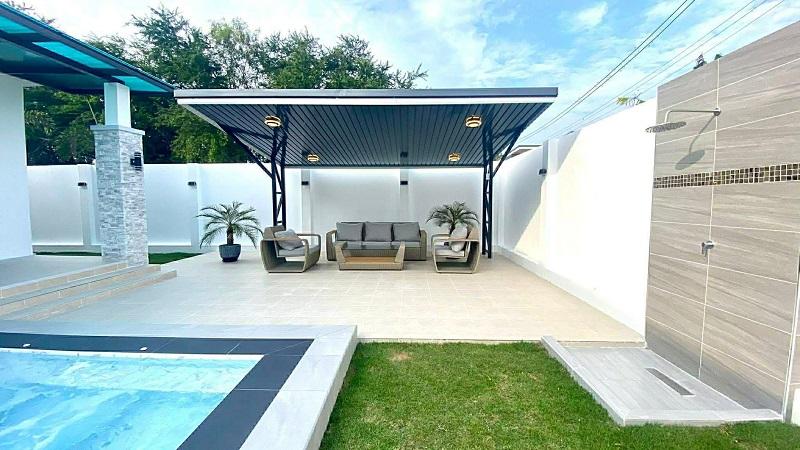 ขายบ้านพูลวิลล่าหรู บ้านใหม่มือ1 ทำเลดีพร้อมสระว่ายน้ำ ใกล้สถานที่ท่องเที่ยว พร้อมเฟอร์นิเจอร์ พร้อมอยู่ บางละมุง ชลบุรี 10