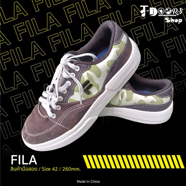 FILA ผ้าใบมือสอง สภาพสวย จัดส่งฟรี!!!