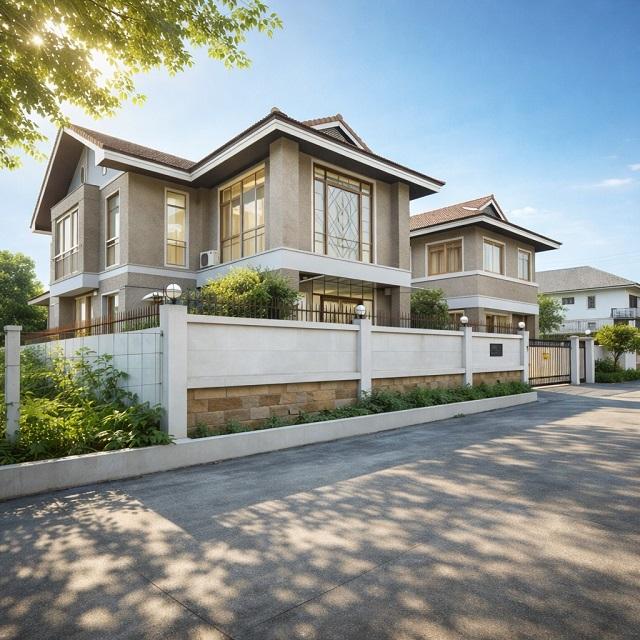 บ้านหรูวัสดุพรีเมียม ให้เช่าบ้านเดี่ยว 2ชั้นหลังใหญ่ เต็มพื้นที่ 580ตร.ม 145ตร.วา เดอะเซอร์เคิล ราชพฤกษ์ 2.1กม ราชพฤกษ์ 5