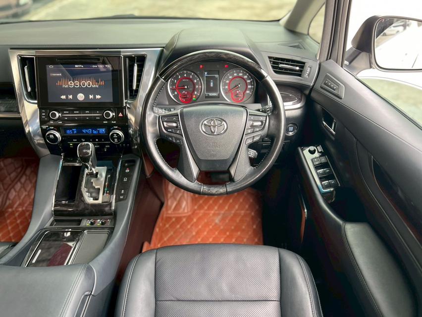 ปี 2018 TOYOTA VELLFIRE, 2.5 โฉม ปี15-23 สีขาว เกียร์ออโต้ เบนซินล้วน ตัวMNC รูปที่ 9
