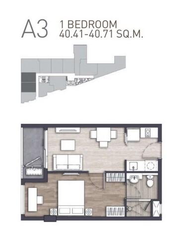 Condo Craft Ploenchit คราฟท์ เพลินจิต 6800000 THB 1 นอน 1 น้ำ พ.ท. 41 ตาราง.เมตร ใกล้ รถไฟฟ้า BTS เพลินจิต ทรัพย์ดี ๆ กร 3