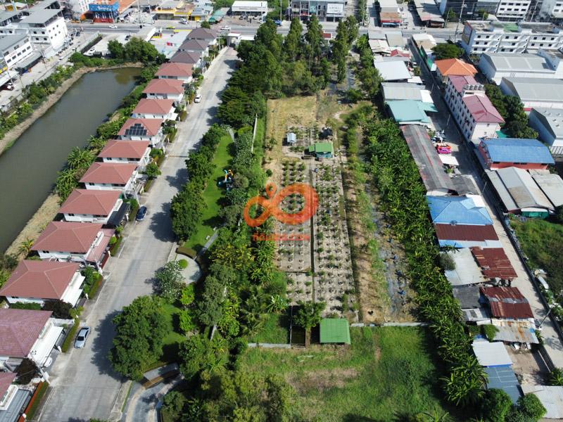 ขายที่ดินทำเลทอง ซอยกิ่งแก้ว 25/1 – ใกล้นิคมเจโม – หน้ากว้าง 47 เมตร – 13 ไร่ 2 งาน 7 วา 13