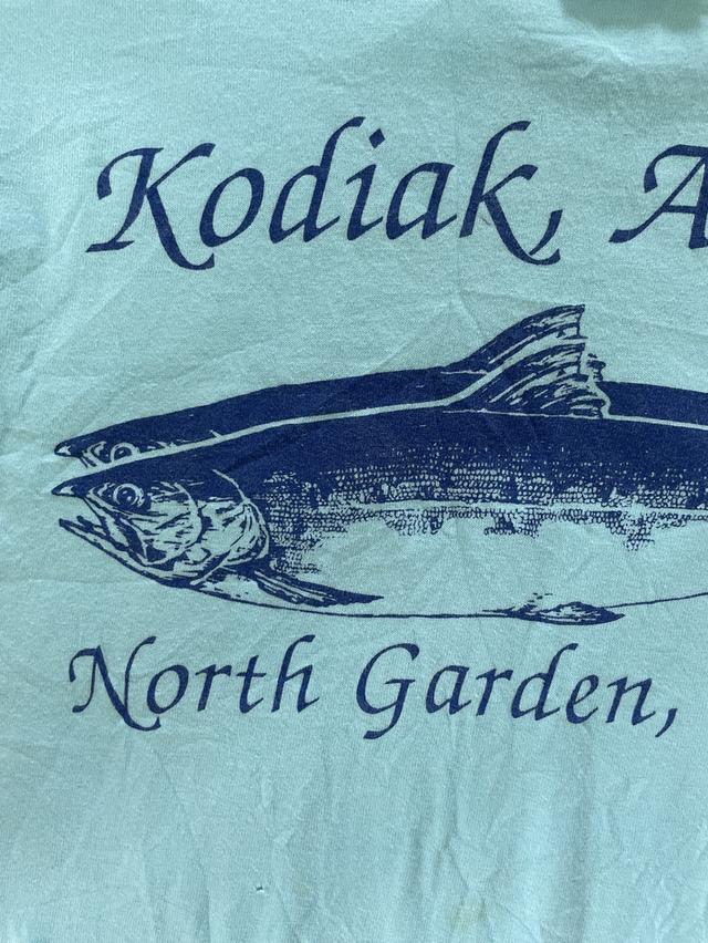 vtg tees 80s ตะเข็บเดี่ยว cotton 100% ป้าย oneita จาก u.s. รูปที่ 4