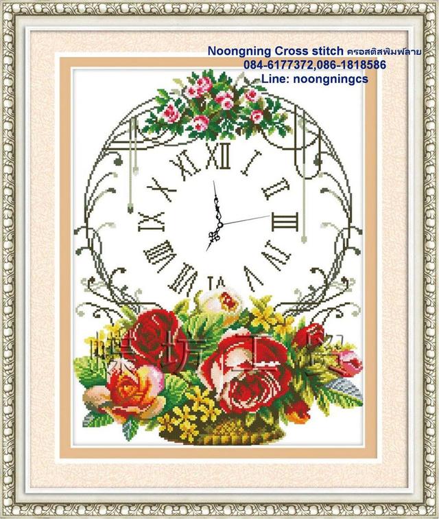 ร้าน Noongning Cross stitch ครอสติสพิมพ์ลาย จำหน่ายอุปกรณ์ครอสติส ภาพติดเพชร846 6