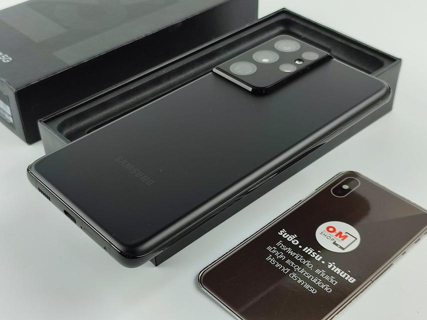 ขาย/แลก Samsung S21Ultra 12/256 Black Snapdragon888 2Sim HK สภาพสวยมาก แท้ ครบยกกล่อง เพียง 22,900 บาท  2