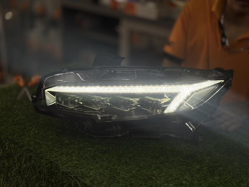 หล่อจริง!!! CIVIC 2016 FC/FK ไฟหน้า #07 AUDI-PROJECTOR ระบบไฟ DRL Running Light รูปที่ 5