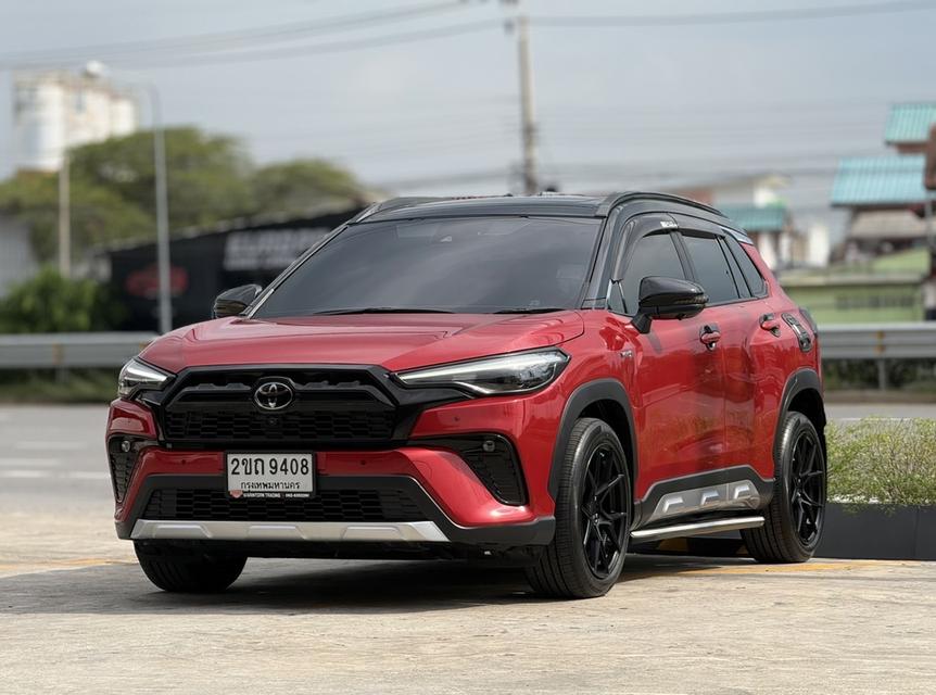 2021 TOYOTA COROLLA CROSS, 1.8 HYBRID GR SPORT โฉม ปี20-ปัจจุบัน สีแดง มือเดียวป้ายแดง รูปย่อยที่ 1