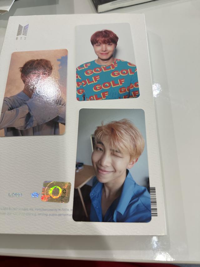 Bts pc เจโฮป นัมจุน แท บังทัน โฟโต้การ์ด Love yourself her 2017