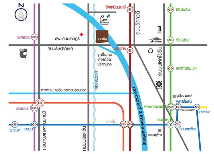 คอนโด เดอะ นิช โมโน รัชวิภา ใกล้ MRT วงศ์สว่าง 34.5 ตร.ม 1 ห้องนอน ชั้น8 วิวสระจากห้องนอน ตกแต่งครบ 12
