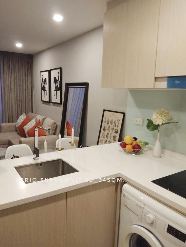 ให้เช่า คอนโด top floor corner 1 bedroomSerio สุขุมวิท 50 34 ตรม. good location near BTS and expressway 4