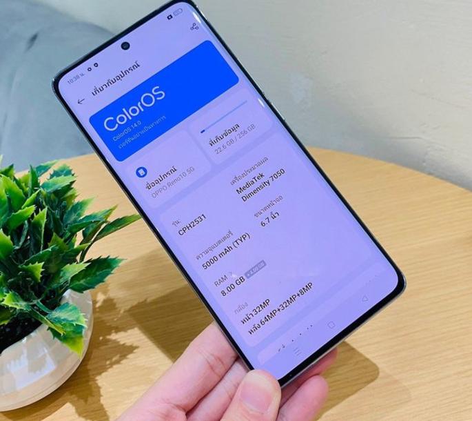 OPPO Reno10 โทรศัพท์มือสองสีสวย 3