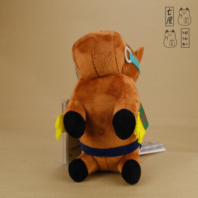 ตุ๊กตา ต้าวอ้วน ม้าแข่ง。นิปโป・เทย์โอ・=͟͟͞🏇💨 Nippo Teio・Standard 18 cm ✅ SK Japan・Thoroughbred Collection Plush 22・Dai-yon-kai・Mile Championship 1987 รูปที่ 7