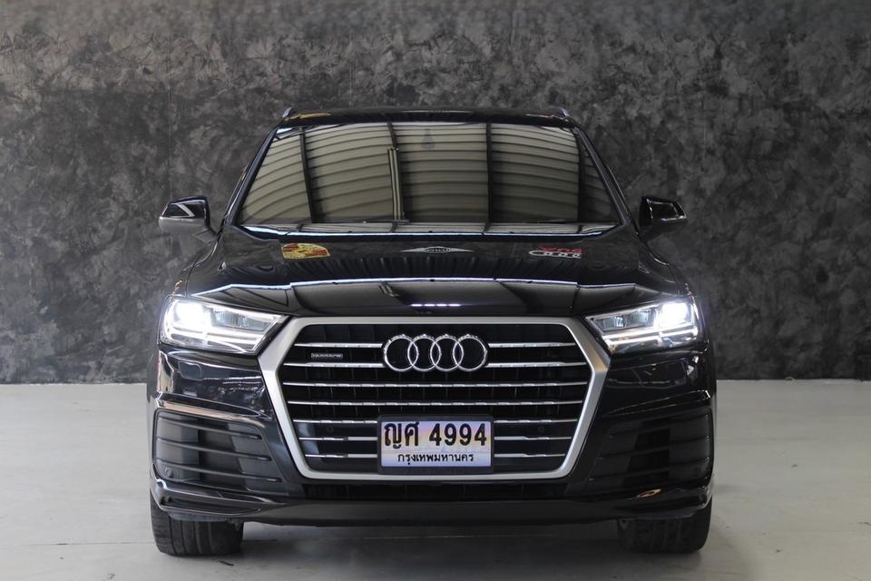 รหัสรถ JRS4994 พบกับรถเข้าใหม่ AUDI Q7 55 TFsi q S Line ปี 2018 สีดำ ดุๆ  2